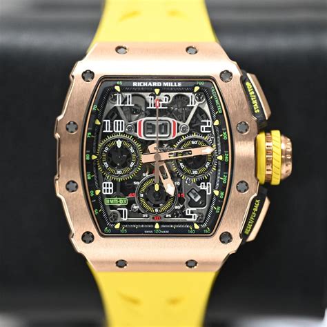 richard mille yellow diamond|Richard Mille watches.